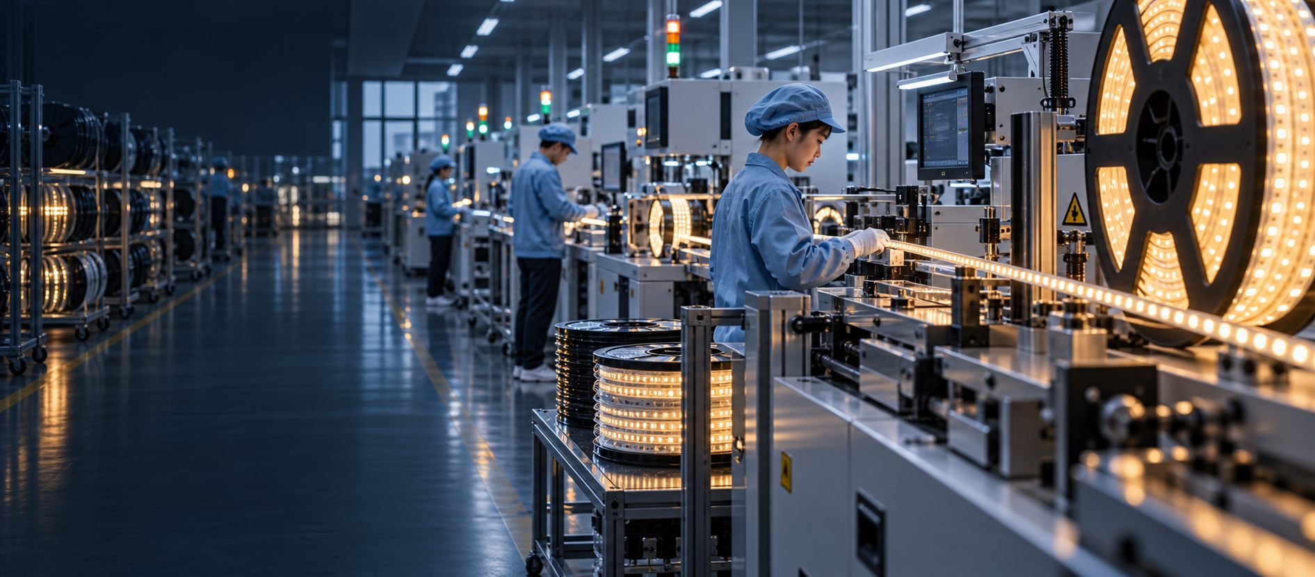 Mingyan Lighting LED manufacturing floor
